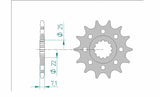 AFAM Chain kit 520 XSR - 16/43-112 - Alu Standard Rear Sprocket
