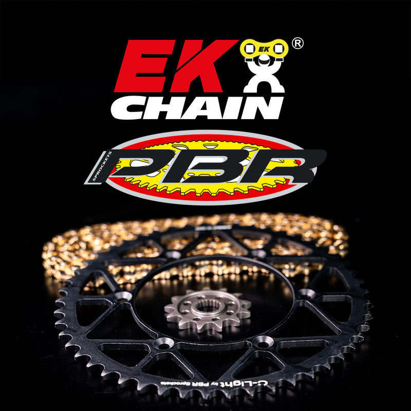 EK/PBR Chain kit 520 SRX2 - 13/52-118 - Alu Standard Rear Sprocket