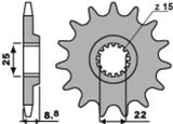 EK/PBR Chain kit 520 SRX2 - 12/48-118 - Steel Standard Rear Sprocket