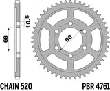EK/PBR Chain kit 520 SRX2 - 14/36-108 - Steel Standard Rear Sprocket