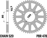 EK/PBR Chain kit 520 SRX2 - 14/48-114 - Steel Standard Rear Sprocket