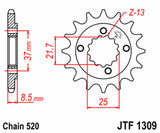 EK/JT Chain kit 520 SRX2 - 14/37-94 - Steel Standard Rear Sprocket