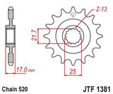 EK/JT Chain kit 520 SRX2 - 15/41-112 - Steel Standard Rear Sprocket
