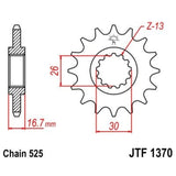 EK/JT Chain kit 525 SRX2 - 16/42-124 - Steel Standard Rear Sprocket