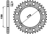 EK/PBR Chain Kit 525 MVXZ2 - 17/45-112 - Steel Standard Rear Sprocket