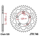 EK/JT Chain kit 520 ZVX3 - 15/46-104 - Steel Standard Rear Sprocket