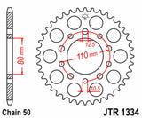 EK/JT Chain kit 530 SRX2 - 15/43-110 - Steel Standard Rear Sprocket