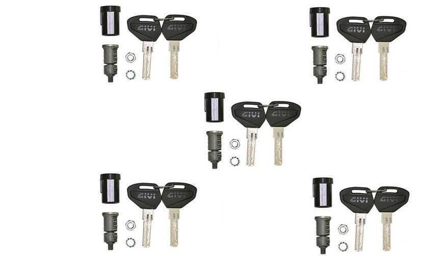 * Security Lock key set for 5 cases including bush