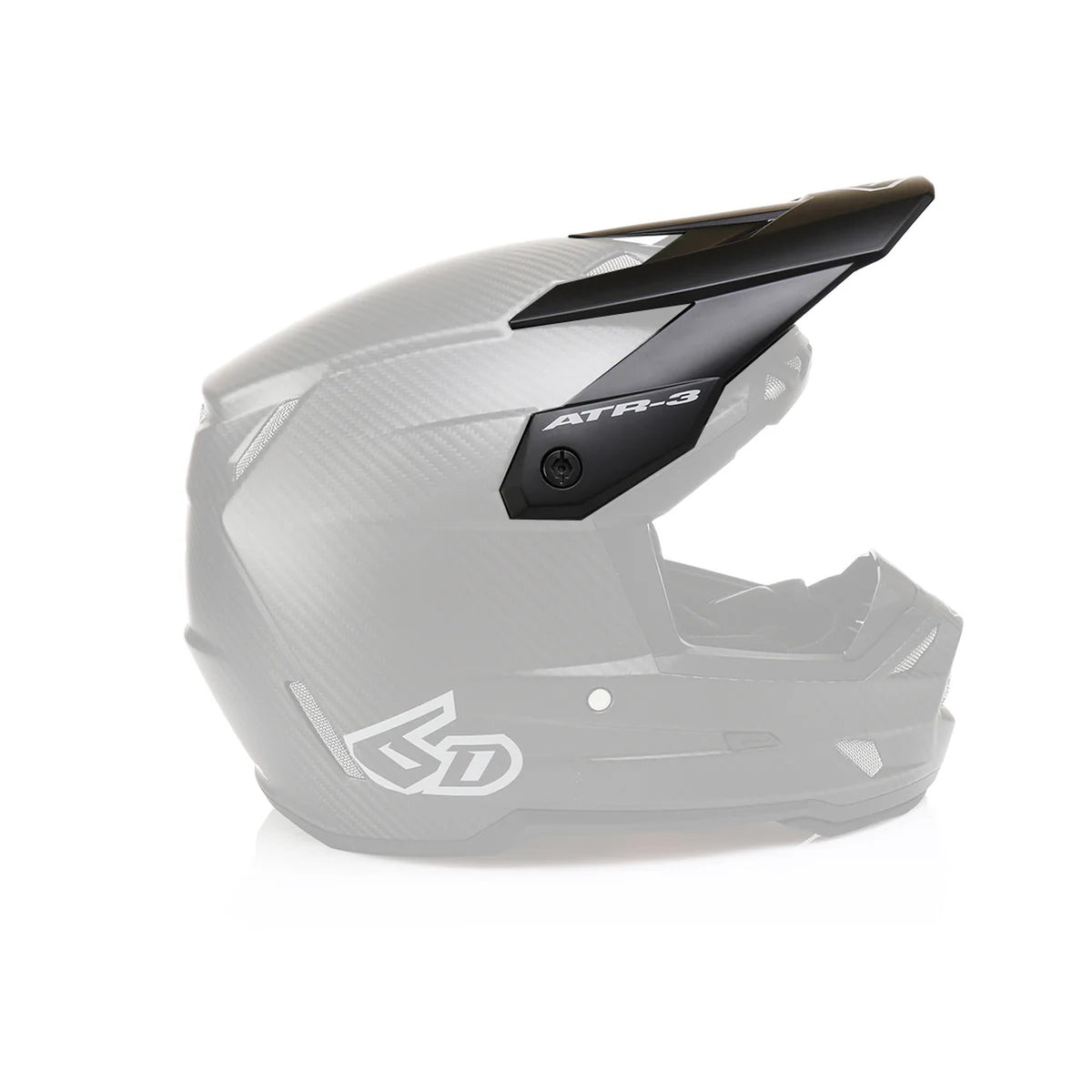 6D Helmet ATR-3 Visor Solid Matte Black
