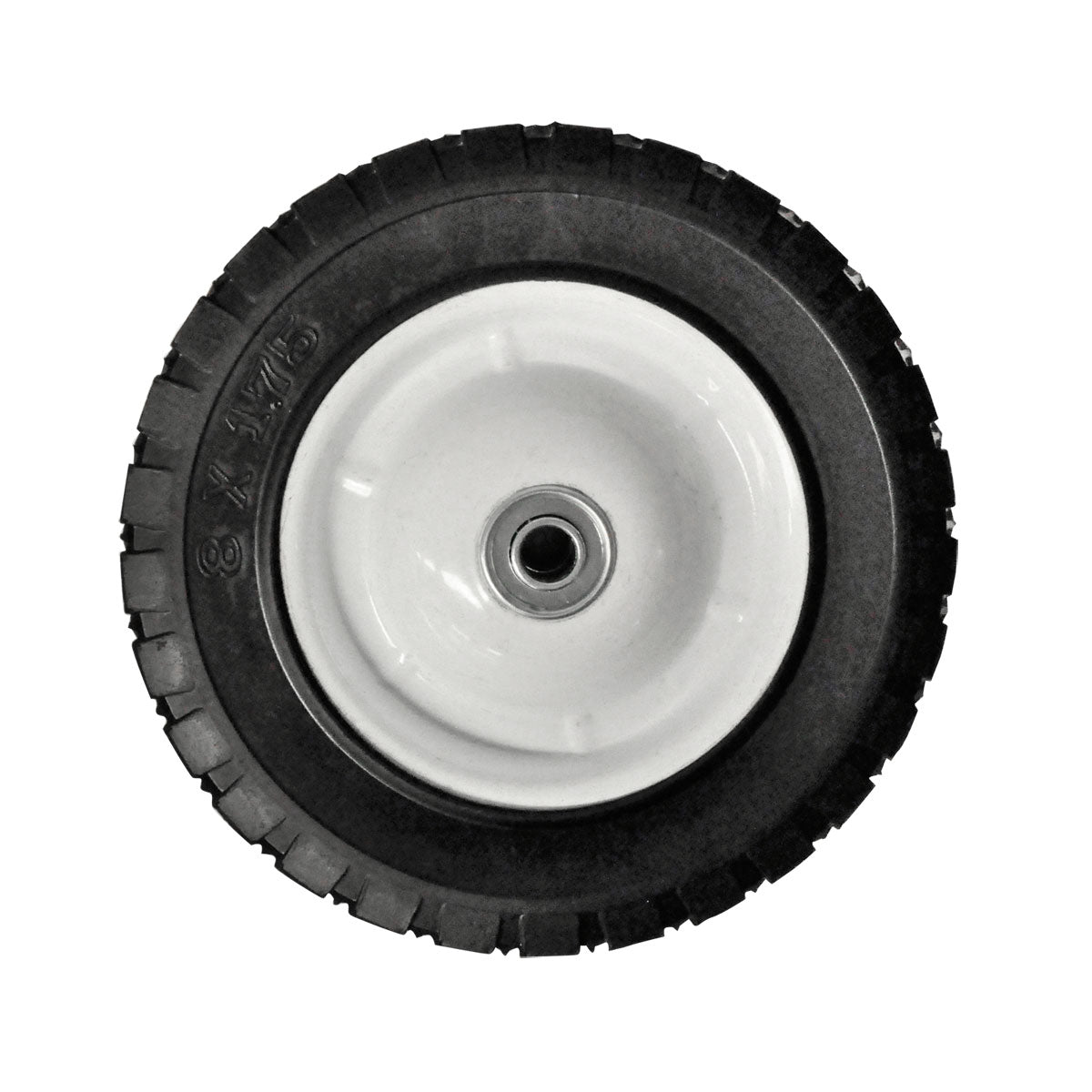 Greentek Hjul 8" x 1.75" Universal Metallfälg för 1/2" axel Lagrad