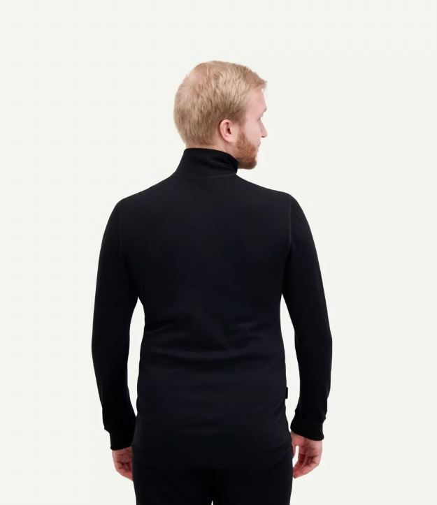 SVALA Tröja Merino Extreme Zip-Neck svart, L