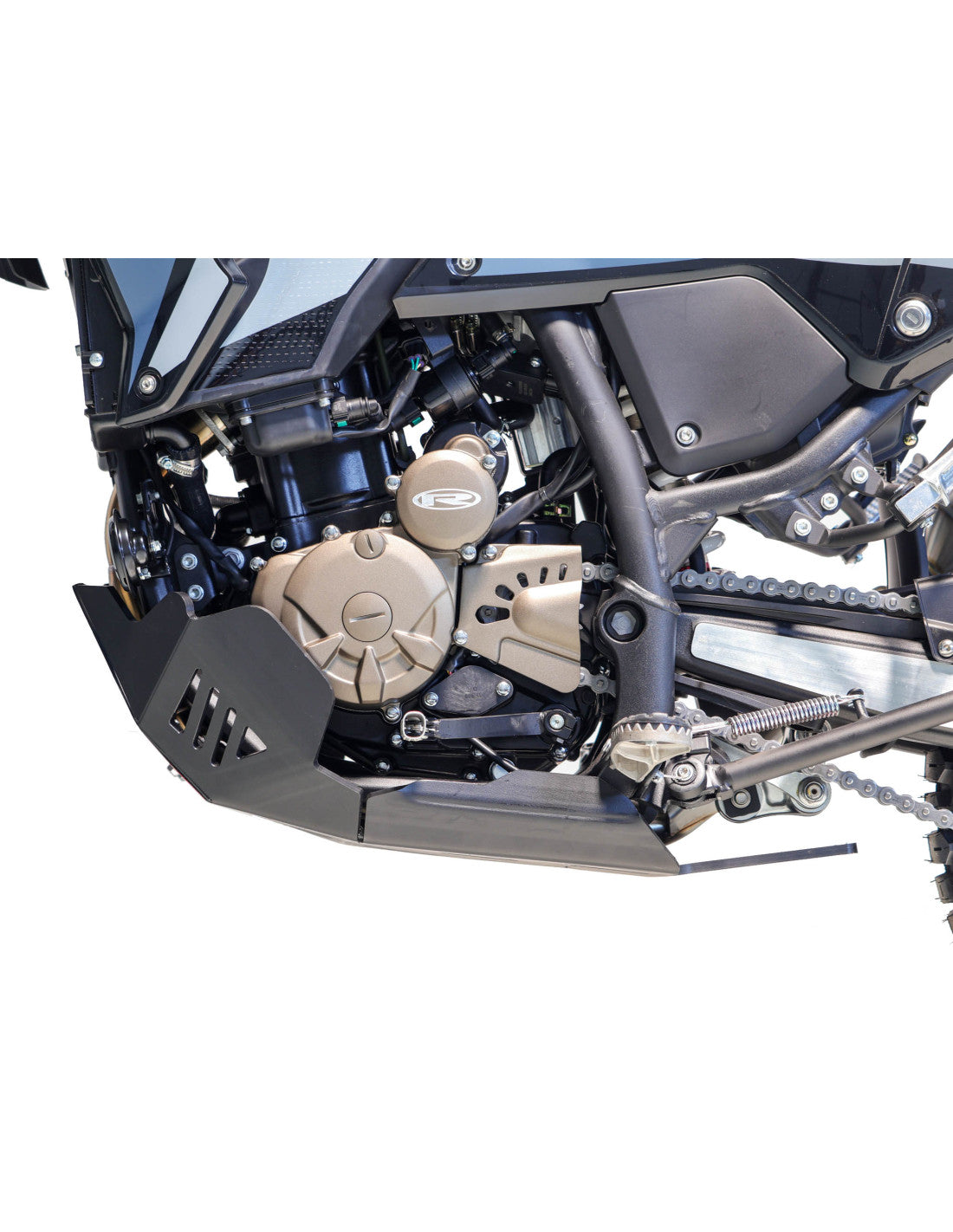 AXP Adventure Skid Plate HDPE 8mm Black Rieju Aventura Rally 307 25-