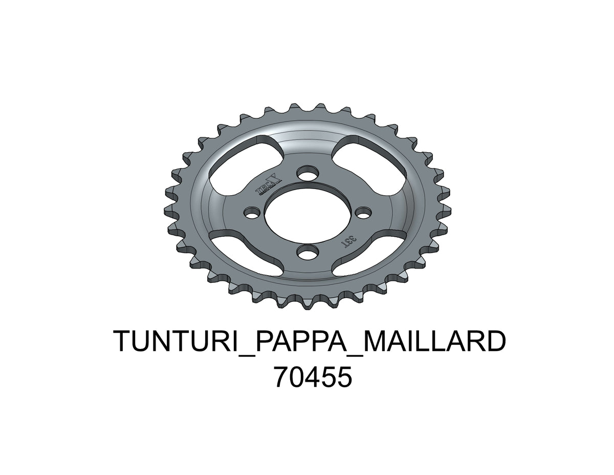 Tec-X Bakdrev 33 tänder (415) Tunturi Pappa - Maillard