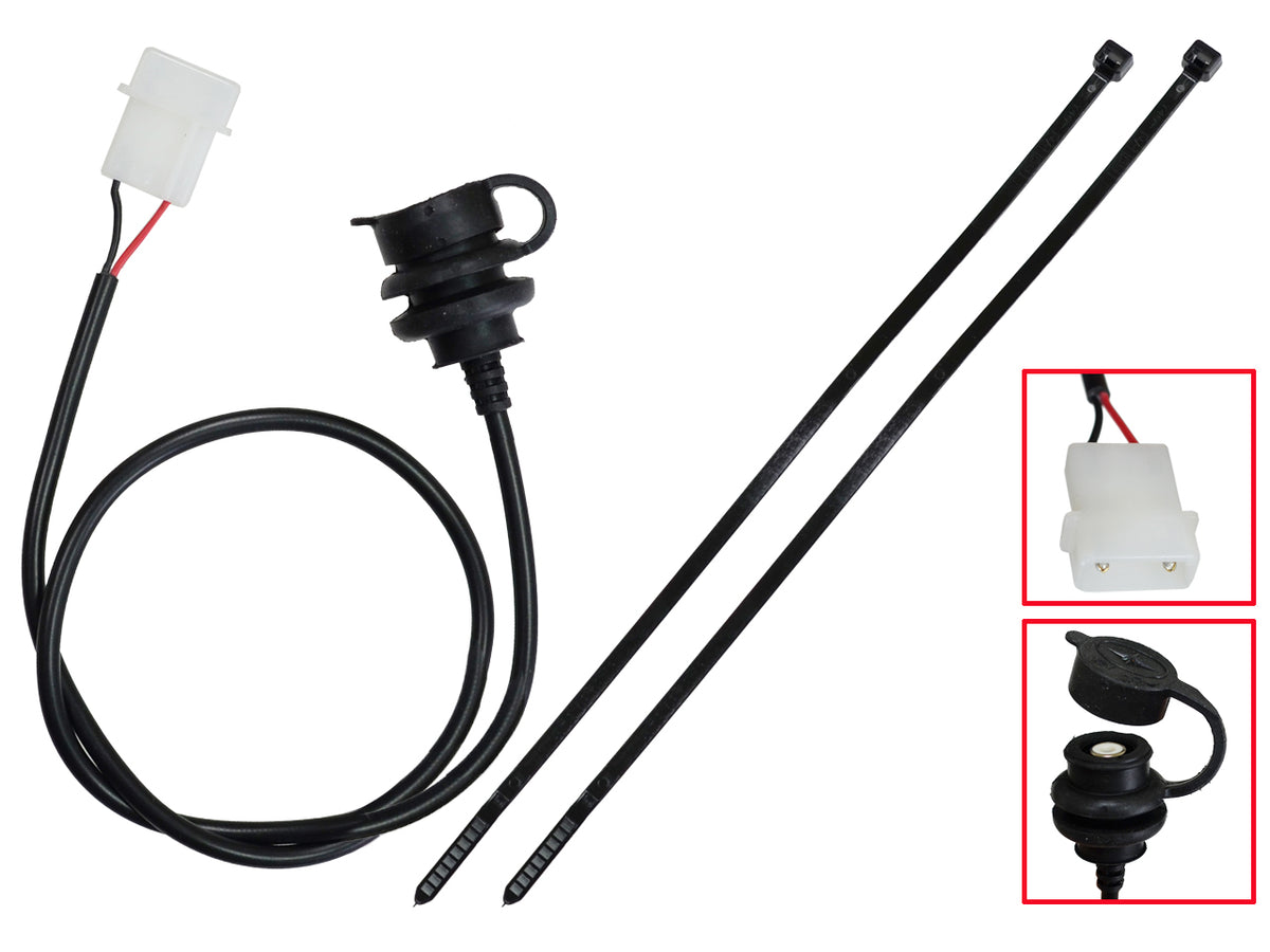 Sno-X Uppvärmd visir plug kit Polaris 2011-